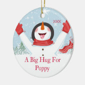 Snowman Ornament voor Poppy Kerstmis (Links)