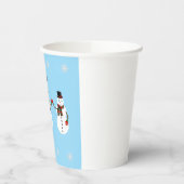 Snowman Paper cup Papieren Bekers (Links)