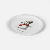 Snowman papier Bord bewerkbaar (Gekanteld)