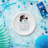 Snowman Papieren Bordje (Feest)