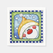 Snowman - Papieren servetten (Voorkant)