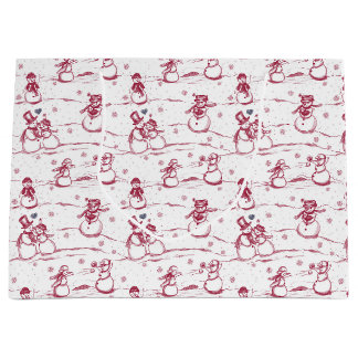 Snowman parade toilet - rood groot cadeauzakje