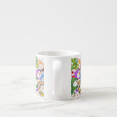 Snowman Party Kerst Espresso Cup Kop (Achterkant)