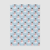 Snowman pattern tissuepapier (Voorkant)