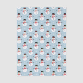 Snowman pattern tissuepapier