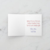 Snowman peint à la main salut PERSONNALISER (Intérieur)