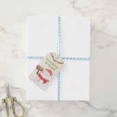 Snowman Personaliseren Cadeaulabel (Met Touw)