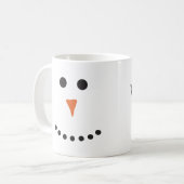 Snowman Personalized Koffiemok (Voorkant links)