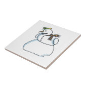 Snowman petite carreaux en céramique (Côté)