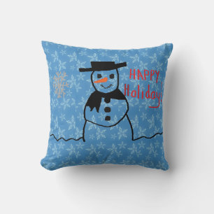 Snowman Pillow Kussen