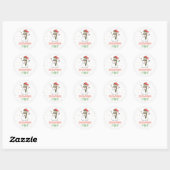 Snowman Poop Sticker kerstparty Favor Labels (Vel)