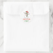 Snowman Poop Sticker kerstparty Favor Labels (Tas)