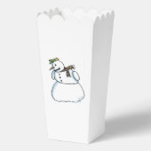 Snowman popcorn dozen bedankdoosjes (Voorkant)