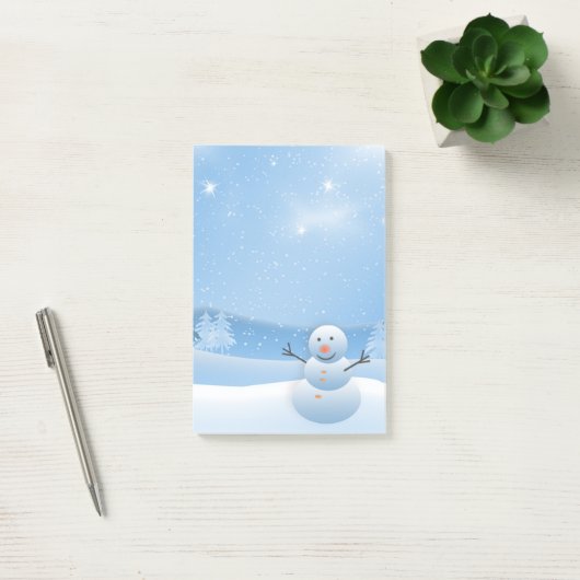 Snowman Post-it® Notes (Kantoor)