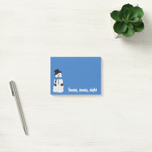 Snowman Post-it® notes (Kantoor)