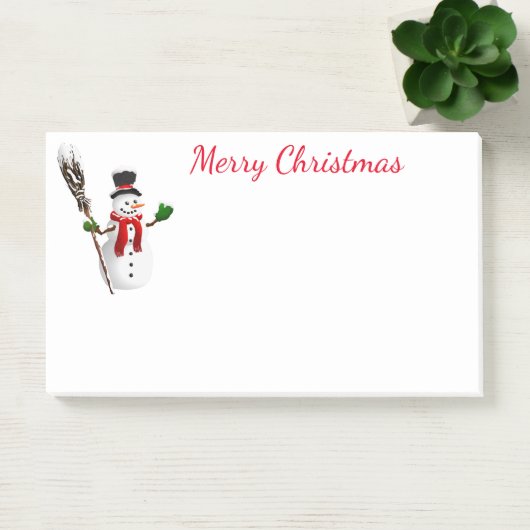 Snowman Post-it® Notes (Kantoor)