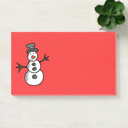 Snowman Post-it® Notes (Kantoor)