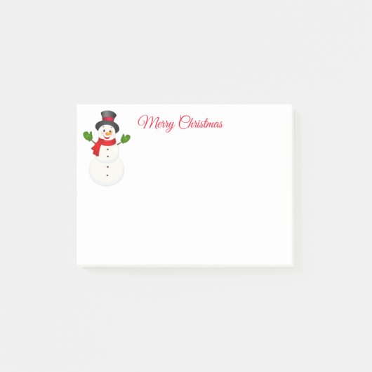 Snowman Post merkt op Post-it® Notes (Voorkant)