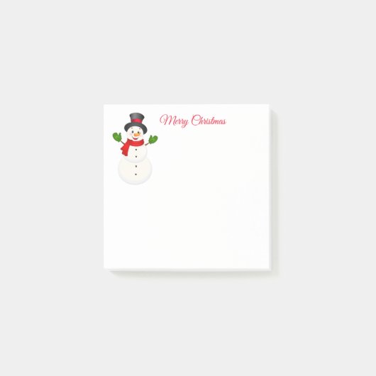 Snowman Post merkt op Post-it® Notes (Voorkant)