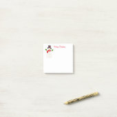 Snowman Post merkt op Post-it® Notes (Op bureau)