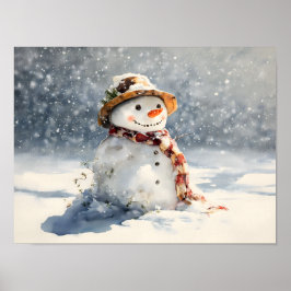 Snowman Poster