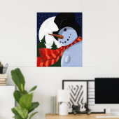 SNOWMAN POSTER (Thuiskantoor)