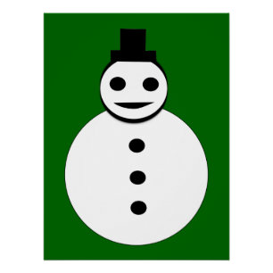 Snowman-Poster glimlachen Perfect Poster