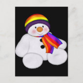 Snowman Pride Briefkaart (Voorkant)