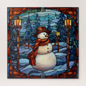 Snowman Puzzle Legpuzzel (Verticaal)