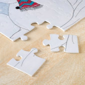 Snowman Puzzle Legpuzzel (Zijkant)