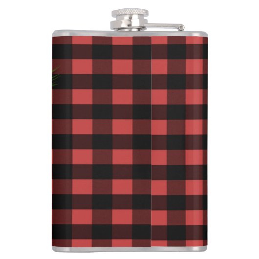 Snowman Red Buffalo Pset Flask Heupfles (Achterkant)