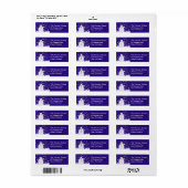 Snowman Return Address Label (Full Sheet)