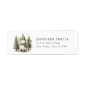 Snowman Return Address Labels (Voorkant)