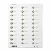 Snowman Return Address Labels (Full Sheet)