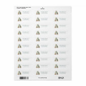 Snowman Return Address Labels (Full Sheet)