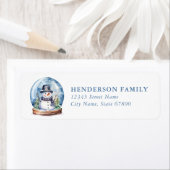 Snowman Return Address Labels (Insitu)
