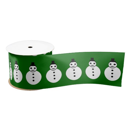 Snowman Ribbon glimlachen Lint (Spoel)