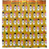 Snowman - Rideau de douche de vacances (Devant)