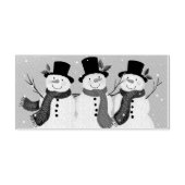 Snowman Rubberstempel (Afrduk)