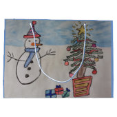 Snowman & Sac cadeau Arbre de Noël (Dos)