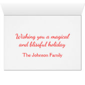 Snowman Santa Claus Rudolph Elf (Binenzijde Horizontaal (Onderkant))