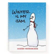 Snowman Says Winter is mijn jam