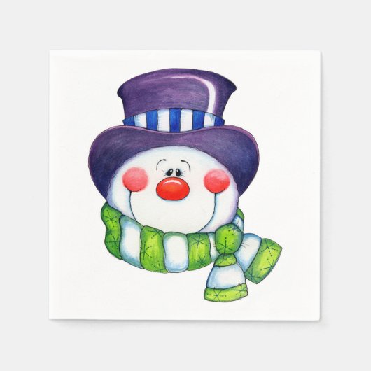 Snowman Servetten (Voorkant)