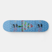 Snowman Skateboard (Horizontaal)
