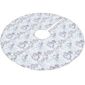 Snowman Sketch kerstboomrok Kerstboom Rok (Gekanteld)