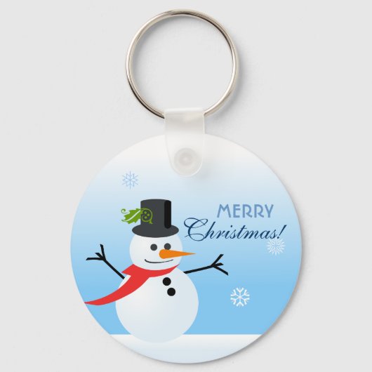 Snowman Sleutelhanger (Voorkant)
