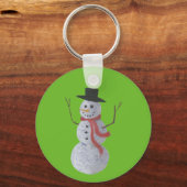 Snowman Sleutelhanger (Voorkant)