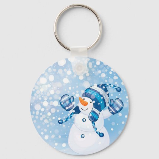 Snowman Sleutelhanger (Voorkant)