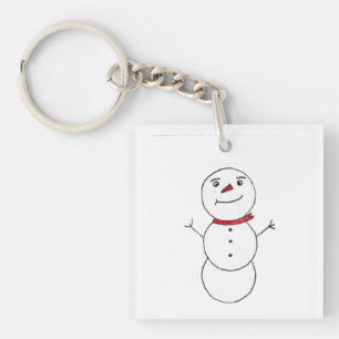 Snowman Sleutelhanger