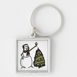 Snowman Sleutelhanger